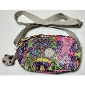 Kipling Dee Crossbody Purse Multicolor Adjustable Strap